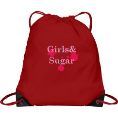 Girls & Sugar glitter bag