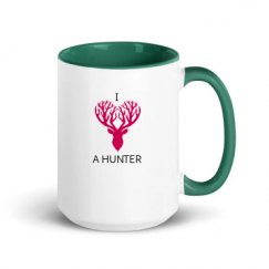 15oz Ceramic Mug with Color Inside