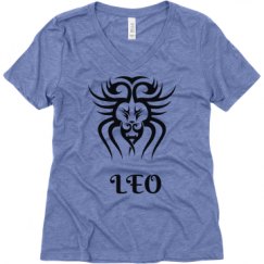 Ladies Relaxed Fit Super Soft Triblend V-Neck Tee