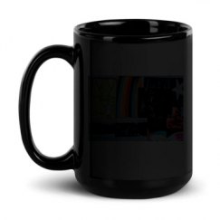 15oz Black Glossy Mug