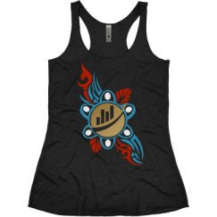 Ladies Slim Fit Super Soft Racerback Triblend Tank