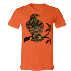 Unisex V-Neck Jersey Tee