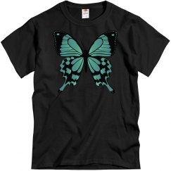 Buttefly Design Blue Buttefly