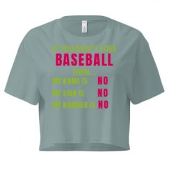 Ladies Festival Cali Crop Top Tee