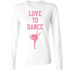 Ladies Relaxed Fit Basic Long Sleeve Tee