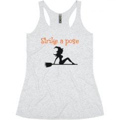 Ladies Slim Fit Super Soft Racerback Triblend Tank