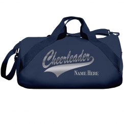 Silver Metallic Custom Cheer Bag