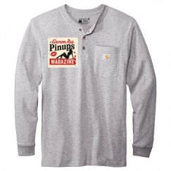 Unisex Carhartt Long Sleeve Henley Tee