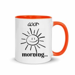 11oz Ceramic Mug with Color Inside