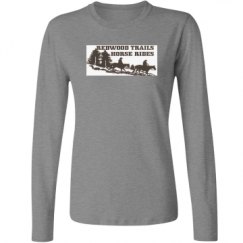Ladies Relaxed Fit Basic Long Sleeve Tee