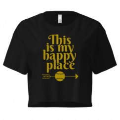 Ladies Festival Cali Crop Top Tee