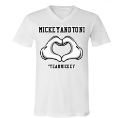 Unisex V-Neck Jersey Tee