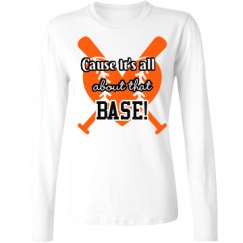 Ladies Relaxed Fit Basic Long Sleeve Tee