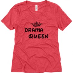 Ladies Relaxed Fit Super Soft Triblend V-Neck Tee