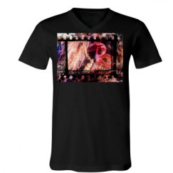 Unisex V-Neck Jersey Tee