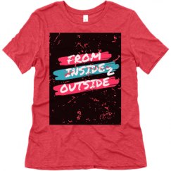 Ladies Relaxed Fit Super Soft Triblend Tee