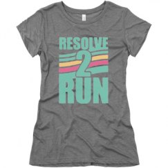 Ladies Slim Fit Super Soft Triblend Tee