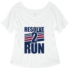 Ladies Flowy Slouchy Tee