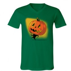 Unisex V-Neck Jersey Tee