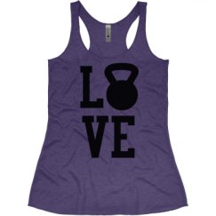 Ladies Slim Fit Super Soft Racerback Triblend Tank