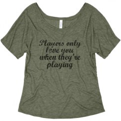 Ladies Flowy Slouchy Tee
