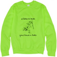 Unisex Neon Crewneck Sweatshirt