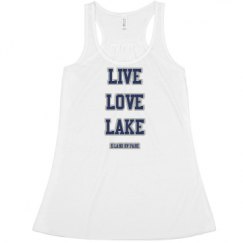 Ladies Flowy Racerback Tank