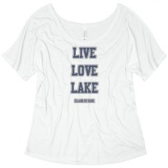 Ladies Flowy Slouchy Tee