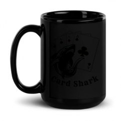 15oz Black Glossy Mug