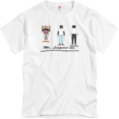 Basic mr. Leopard inc, logo short sleeve shirt 