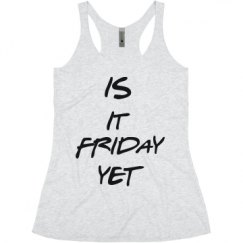 Ladies Slim Fit Super Soft Racerback Triblend Tank