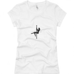 Ladies Slim Fit Basic Promo Jersey Tee