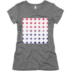 Ladies Slim Fit Super Soft Triblend Tee