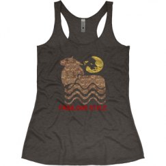 Ladies Slim Fit Super Soft Racerback Triblend Tank