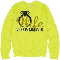 Unisex Neon Crewneck Sweatshirt