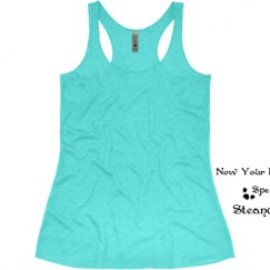 Ladies Slim Fit Super Soft Racerback Triblend Tank