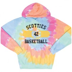 Unisex Tie-Dye Fleece Hoodie