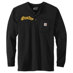 Unisex Carhartt Long Sleeve Henley Tee