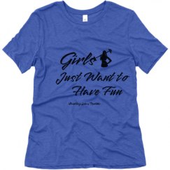 Ladies Relaxed Fit Super Soft Triblend Tee