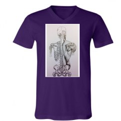 Unisex V-Neck Jersey Tee