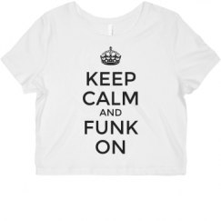 Ladies Slim Fit Crop Top Tee