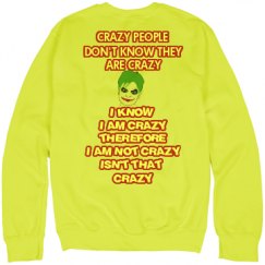 Unisex Neon Crewneck Sweatshirt