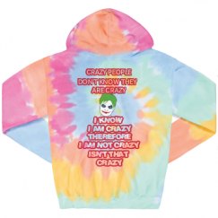 Unisex Tie-Dye Fleece Hoodie