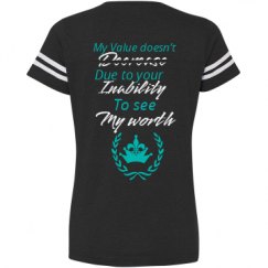 Ladies Relaxed Fit Vintage Sports Tee