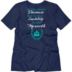 Ladies Relaxed Fit V-Neck Tee