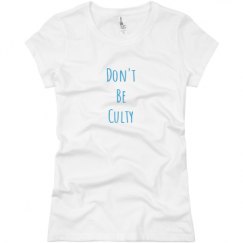 Ladies Slim Fit Basic Promo Jersey Tee
