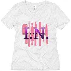 Ladies Relaxed Fit V-Neck Tee