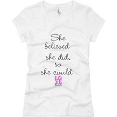 Ladies Slim Fit Basic Promo Jersey Tee