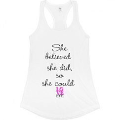 Ladies Slim Fit Racerback Tank Top
