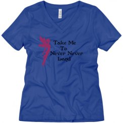 Ladies Relaxed Fit V-Neck Tee